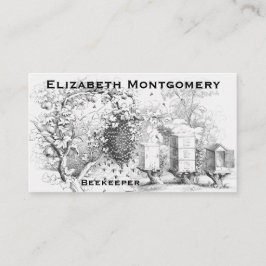 Cartão de visita do Apicultor Profissional do Esti