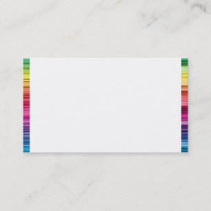 Cartão de visita do arco-íris