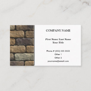 Cartão de visita do arquiteto