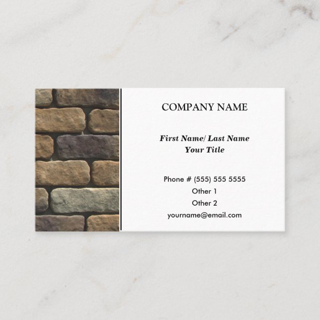 Cartão de visita do arquiteto (Frente)