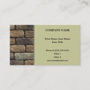 Cartão de visita do arquiteto