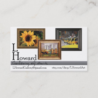 Cartão de visita do artista