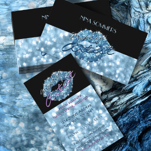 Cartão de visita do artista de maquiagem