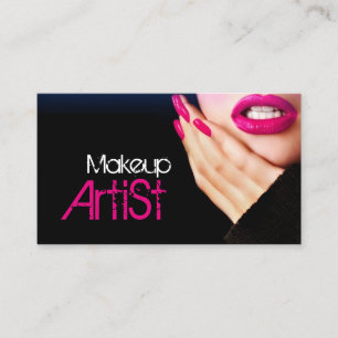 Cartão de visita do Artista Makeup
