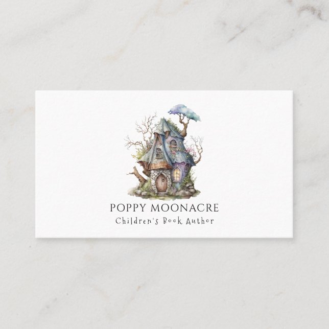 Cartão de visita do Autor do Livro Infantil (Frente)