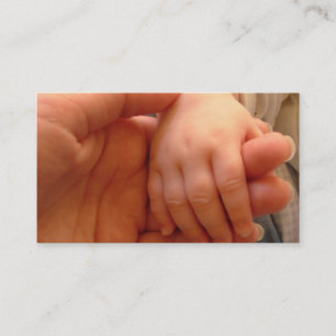 Cartão de visita do bebê