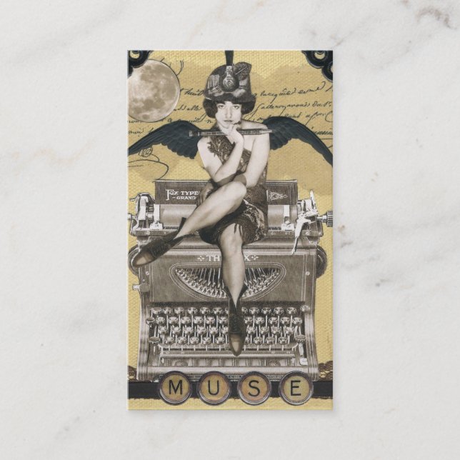 Cartão de visita do biscoito do Calliope (Frente)