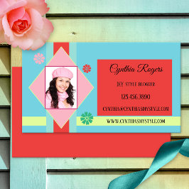 Cartão de visita do Blogueiro de Fotografias do Bl