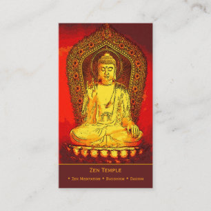 Cartão de visita do Budismo Zen
