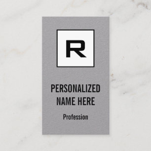 Cartão de visita do Business Manager simples e li