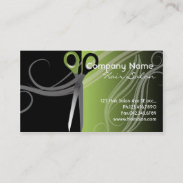 Cartão de visita do cabeleireiro
