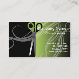 Cartão de visita do cabeleireiro