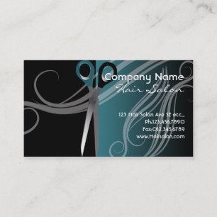 cartão de visita do cabeleireiro