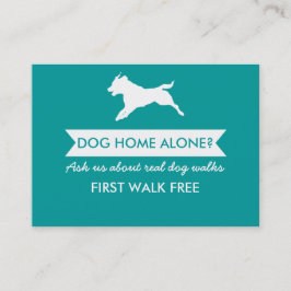 Cartão de visita do Cachorro Walker - Personalizáv