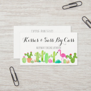 Cartão de visita do cacto