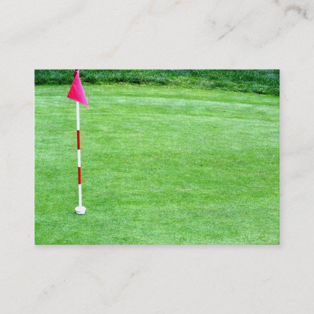 Cartão de visita do campo de golfe (Frente)
