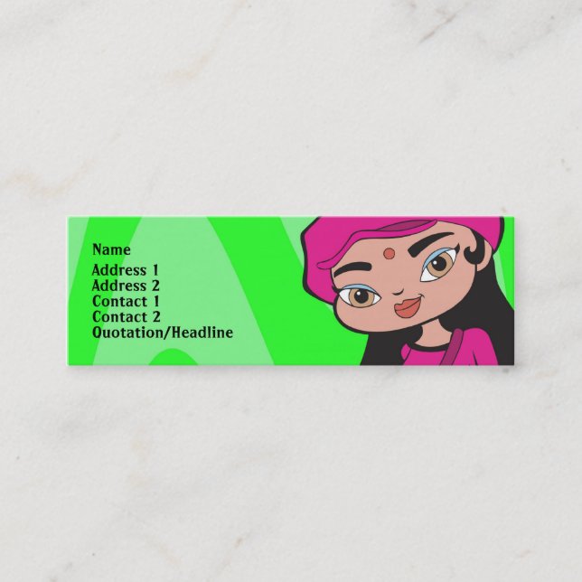 Cartão de visita do Capricórnio (Frente)