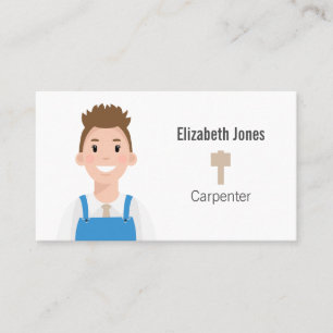 Cartão de visita do Carpenter Personalizado Avata