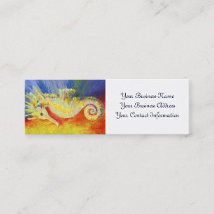 Cartão de visita do cavalo marinho