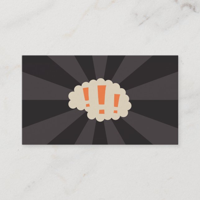 Cartão de visita do cérebro (Frente)