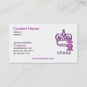 Cartão de visita do Checkmate