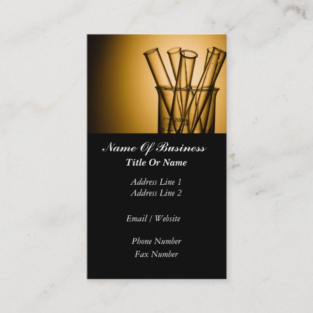 Cartão de visita do cientista (Frente)