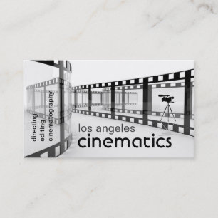 cartão de visita do cineasta