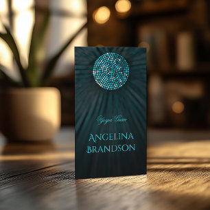 Cartão de visita do Círculo de Shimmering Instruto