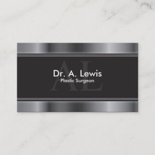 Cartão de visita do cirurgião plástico - monogr