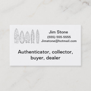 Cartão de visita do coletor do produto