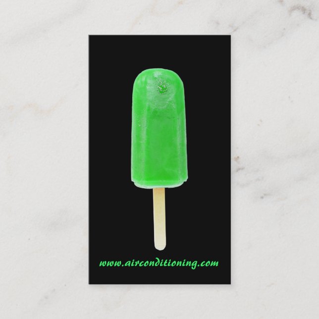 Cartão de visita do condicionamento de ar (Frente)