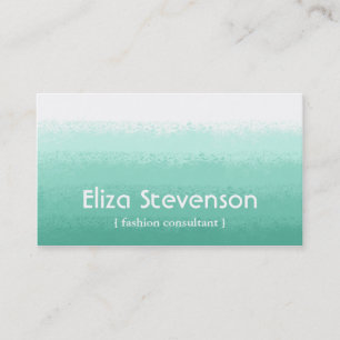 Cartão de visita do consultante de forma de Ombre