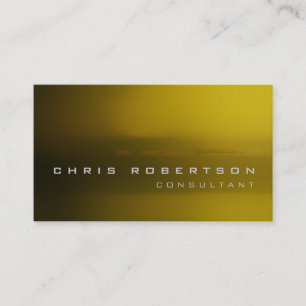 Cartão de visita do consultor de Abstrato amarelo