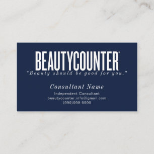 Cartão de visita do consultor de Beautycounter