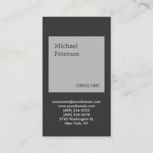 Cartão de visita do consultor de distribuição de C