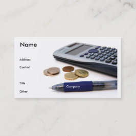 Cartão de visita do contador