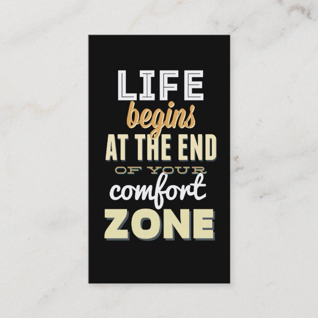 Cartão de visita do costume da tipografia do (Frente)