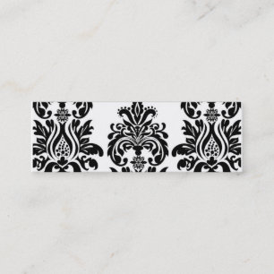 Cartão de visita do damasco