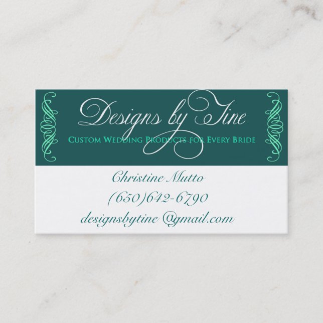 cartão de visita do dbt (Frente)