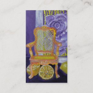 Cartão de visita do design de interiores