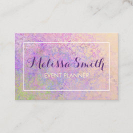 Cartão de visita do design do fundo de Colorfull