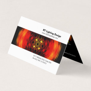 Cartão de visita do Designer de Iluminação Dobr
