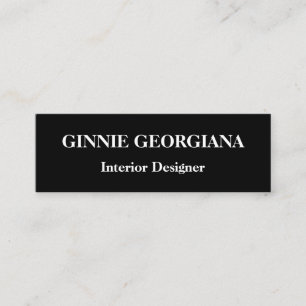 Cartão de visita do Designer de Interior Moderno e