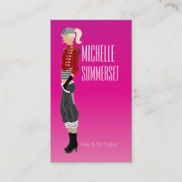 Cartão de visita do Designer de Moda