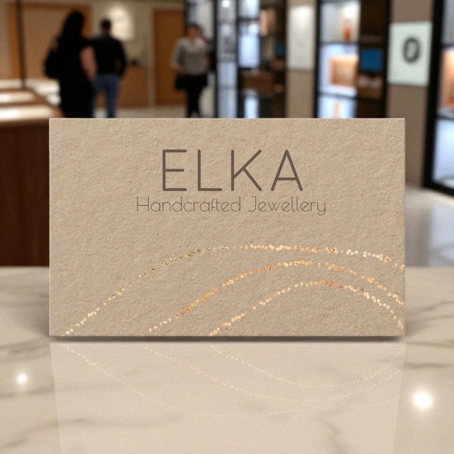 Cartão de visita do Designer de Pontos Dourados do (Criador carregado)