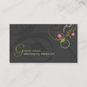 Cartão de visita do designer gráfico