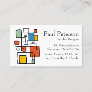 Cartão de visita do Designer Gráfico