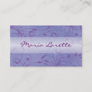 Cartão de visita do Designer Gráfico FUSHIA SWIRLS