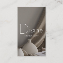 Cartão de visita do Designer Interior
