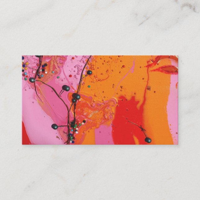 Cartão De Visita Do "detalhe da árvore mirtilo " (Frente)